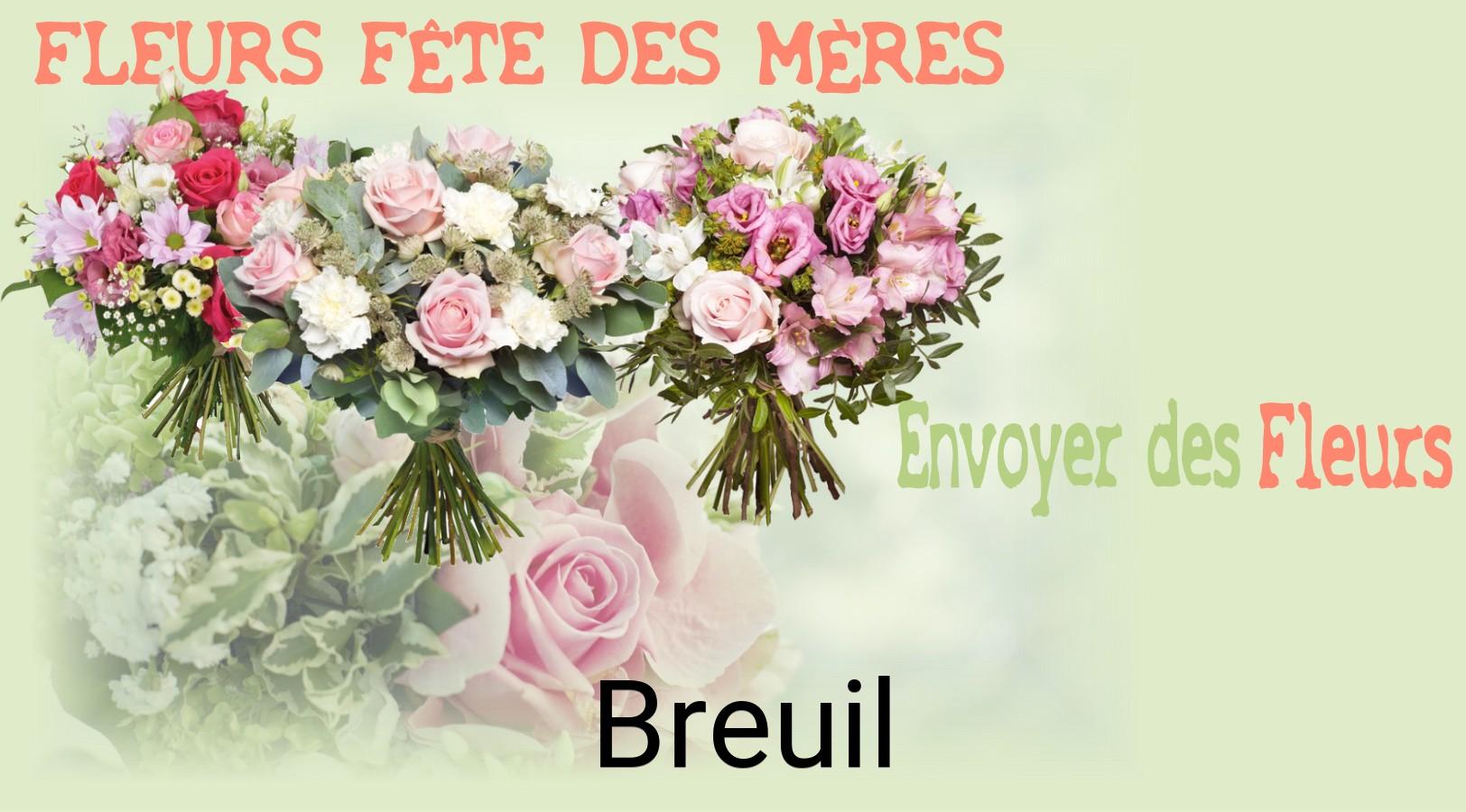 Bouquet de Fête des Mères livré à Breuil